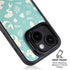 Disney The Little Mermaid Character Silhouette Pattern iPhone 15 Kickstand Case